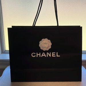 Authentic Chanel paper bag with Camilla
